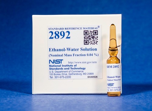 SRM 2892 乙醇-水溶液標(biāo)準(zhǔn)品(名義質(zhì)量分數(shù)0.04%)