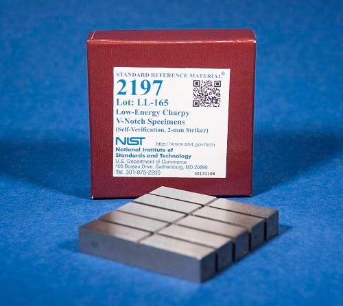 SRM 2197  低能量Charpy V-缺口樣本(自驗(yàn)證，2毫米射手)